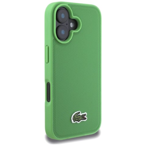 Etui Lacoste Iconic Petit Pique Crossbody Cord MagSafe do iPhone 16 zielony