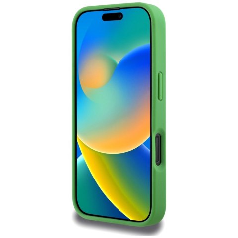 Etui Lacoste Iconic Petit Pique Crossbody Cord MagSafe do iPhone 16 zielony