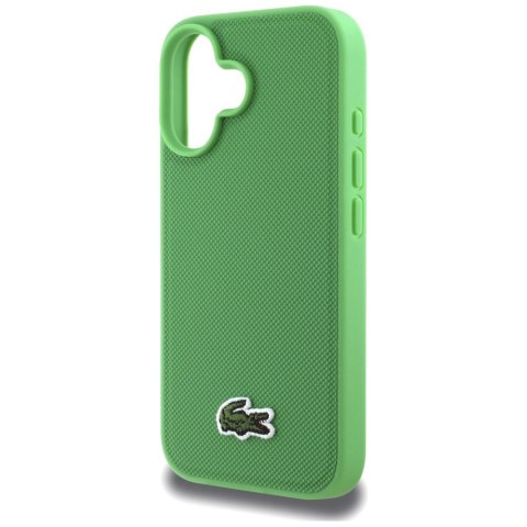Etui Lacoste Iconic Petit Pique Crossbody Cord MagSafe do iPhone 16 zielony