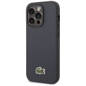 Etui Lacoste Iconic Petit Pique MagSafe do iPhone 14 Pro Max granatowy