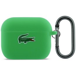 Etui Lacoste Silicone Croc Logo AirPods Pro 3 zielony