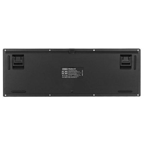 Klawiatura mechaniczna Epomaker Shadow-X Flamingo Switch czarno-srebrny/black-silver