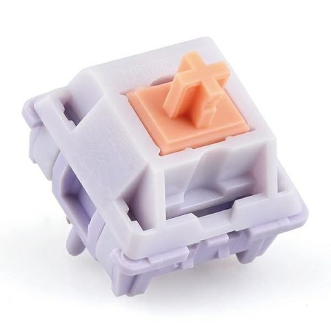 Klawiatura mechaniczna Epomaker TH80 Pro V2 Wisteria Linear Switch biały/white