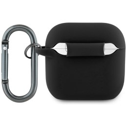 Lacoste LCA4SLOK AirPods 4 cover czarny/black Silicone Croc Logo