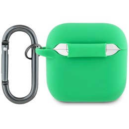 Lacoste LCA4SLON AirPods 4 cover zielony/green Silicone Croc Logo
