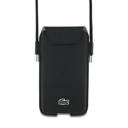 Lacoste Torebka LCPSP15XPVCK XL czarny/black Universal Phone Sleeve Crossbody Petit Pique