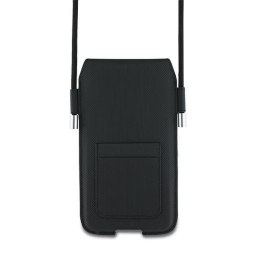 Lacoste Torebka LCPSP15XPVCK XL czarny/black Universal Phone Sleeve Crossbody Petit Pique