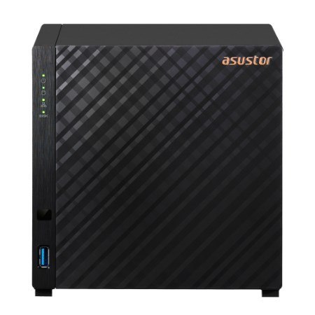 NAS Asustor AS1204T; Tower; 4x (3.5" SATA HDD/ 2.5" SSD); Realtek RTD1619B, 1GB DDR4, 1x 2.5GbE, 3x USB 3.2
