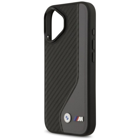 Etui BMW M Carbon Logo MagSafe do iPhone 17 antracyt