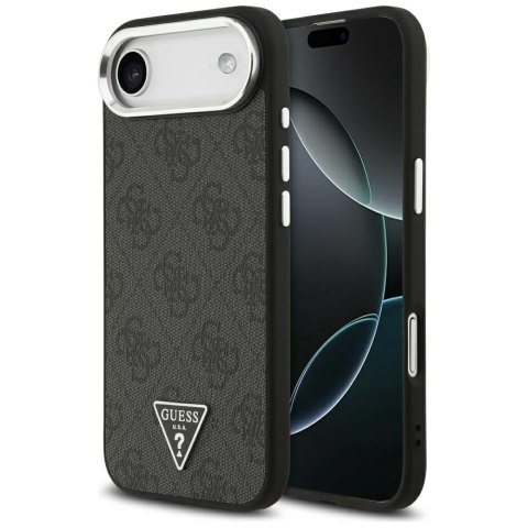 Etui Guess 4G Triangle Logo MagSafe do iPhone Air czarny srebrny