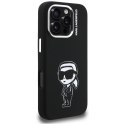Etui Karl Lagerfeld Silicone Karl Sketch MagSafe do iPhone 16 Pro Max czarny