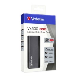 Dysk zewnętrzny SSD Vx500 Verbatim USB 3.0 (3.2 Gen 1), 120GB, 47441