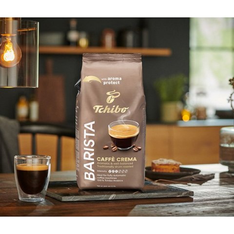 Kawa ziarnista, Tchibo, Barista Caffe Crema, 1kg, saszetka, 100% Arabica