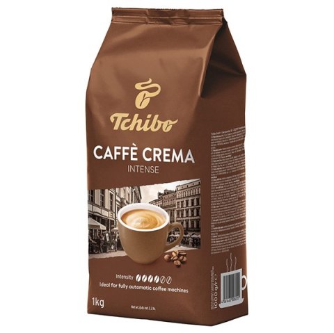 Kawa ziarnista, Tchibo, Barista Caffe Crema Intense, 1kg, saszetka, 100% Arabica