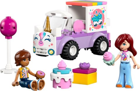 LEGO Friends 42675 Samochód dostawczy z tortem w kształcie jednorożca