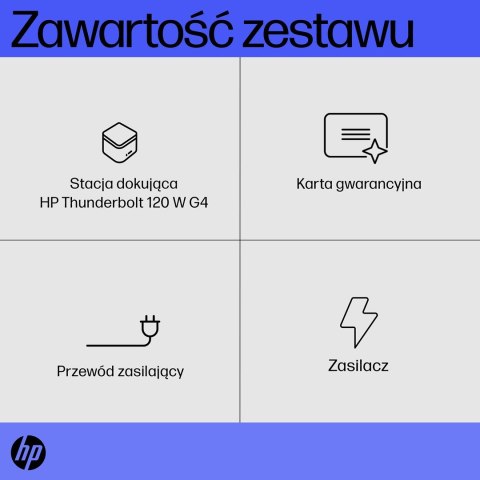 Stacja dokujaca HP Thunderbolt Dock G4 USB-C 120W (WYPRZEDAŻ)