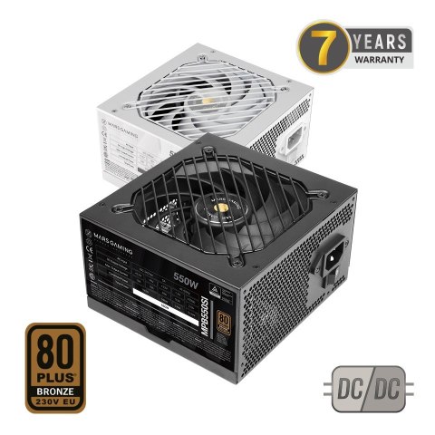 TACENS MARS MPB550SI 550W DC-DC, 80PLUS BRONZE - zasilacz/PSU (WYPRZEDAŻ)