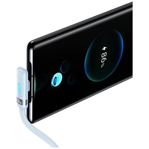 Kabel USAMS US-SJ653 PD 100W USB-C/USB-C 1.2m biały