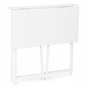 Biurko komputerowe składane 80x45 cm stolik pod laptopa białe ModernHome