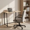 Biurko komputerowe składane 80x45 cm stolik pod laptopa loft jasny dąbModernHome