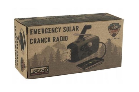 Radio awaryjne Fosco Outdoormen Edit. Solar-Dynamo
