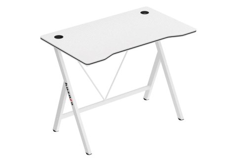 Biurko gamingowe Huzaro Hero 1.4 White (WYPRZEDAŻ)