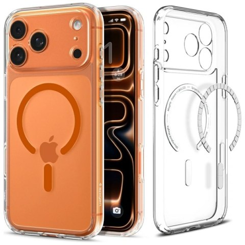 Etui Spigen Ultra Hybrid Mag MagSafe do iPhone 17 Pro Max pomarańczowy