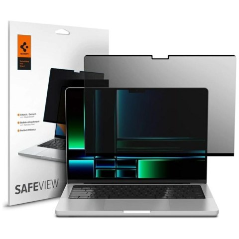 Folia prywatyzująca Spigen Safe View do Macbook Pro 14 2021/2025