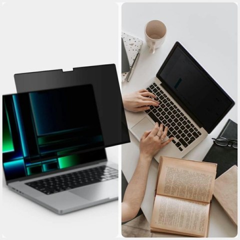 Folia prywatyzująca Spigen Safe View do Macbook Pro 14 2021/2025
