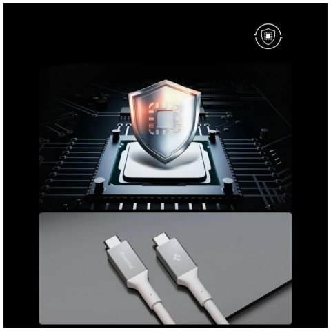 Kabel Spigen EB10020CC Essential USB-C 100W 2m biały