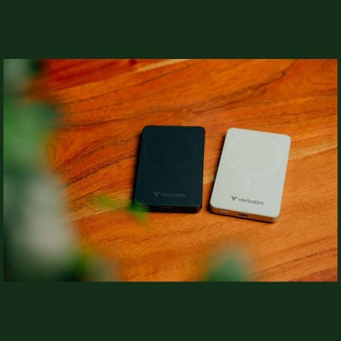 Powerbank indukcyjny Verbatim `n` Go Essentials 15W 5000mAh Wireless Magnetic zielony 32226