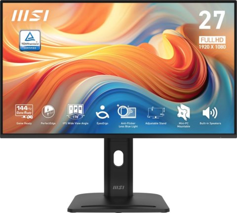 Monitor MSI MP275PG E14 (27" /IPS /144Hz /1920 x 1080 /Czarny)