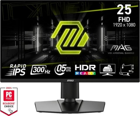 Monitor MSI MSI MAG 255PXF (24.5" /Rapid IPS /300Hz /1920 x 1080 /Czarny)