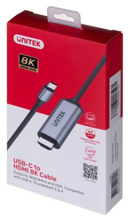 Adapter UNITEK V1423B USB-C - HDMI