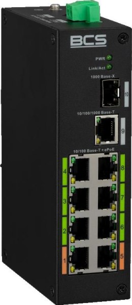 Switch PoE BCS LINE BCS-L-SP08E01G-1SFP(2)