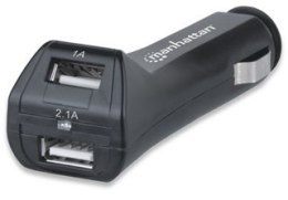 Ładowarka MANHATTAN 2x USB Czarny 101721