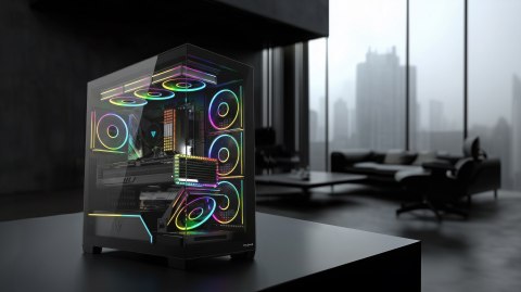 MODECOM OBUDOWA VOLCANO STELLAR PLUS MIDI CZARNA (WYPRZEDAŻ)