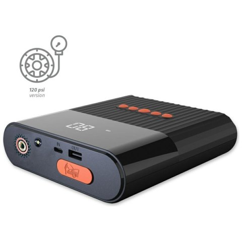 Jump Starter 4smarts PitStop+ 8800mAh Powerbank z kompresorem i latarką czarny