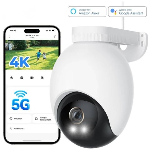 Kamera Imilab EC6 Pro Zewnętrzna Spotlight biały