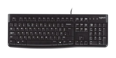 Klawiatura przewodowa Logitech K120 Czarna