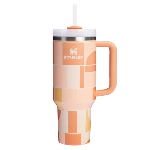 Kubek Termiczny Stanley Quencher H2.O FlowState 1.18L Apricot Court Geo