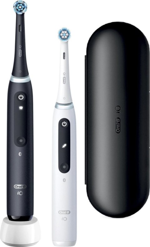 Szczoteczka elektryczna ORAL-B iO Series 5 Duo 2 szt. Matt Black/Quite White Czarny (IO5 DUO)