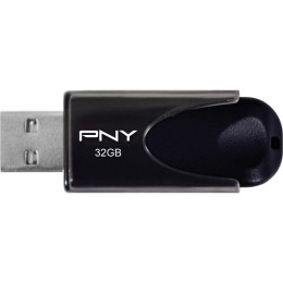 Pendrive PNY Attaché 4 2.0 32GB Czarny (32 GB /USB 2.0 /Czarny )