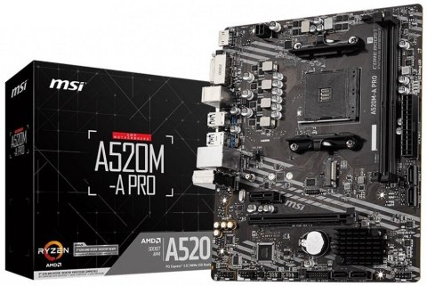 Płyta główna MSI A520M-A PRO (Socket AM4 /micro ATX)