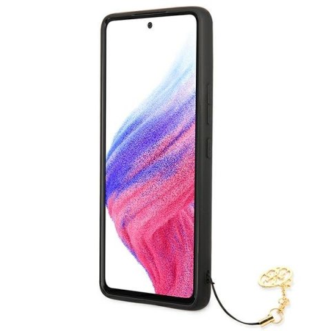 Guess GUHCA53GF4GBR A53 5G A536 brązowy/brown hardcase 4G Charms Collection