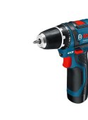Bosch Akku-Bohrschrauber 12 V Li-Ion 1300 RPM Czarny, Niebieski, Czerwony