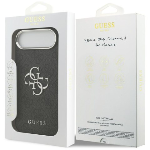 Etui Guess 4G Big 4G Classic Logo do iPhone Air czarny srebrny