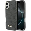 Etui Guess 4G Script MagSafe do iPhone 17 czarny