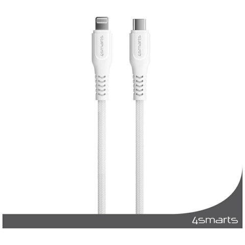 Kabel 4smarts Lightning do USB-C 30W 1.5m biały