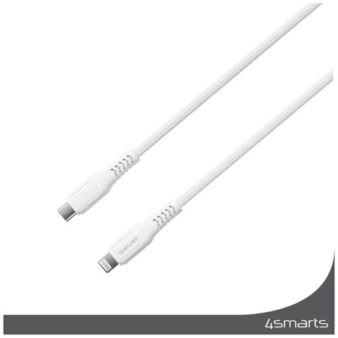 Kabel 4smarts Lightning do USB-C 30W 1.5m biały